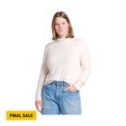 Toad & Co Women's Foothill Pointelle Long Sleeve T Neck - Salt - Lenny's Shoe & Apparel