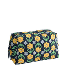 Vera Bradley Large Cosmetic Bag - Daffodils In Premium Cotton - Lenny's Shoe & Apparel