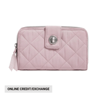 Vera Bradley RFID Turnlock Wallet - Hydrangea Pink - Lenny's Shoe & Apparel
