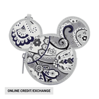 Vera Bradley Zip Bag Charm Mickey Mouse - Piccadilly Paisley - Lenny's Shoe & Apparel