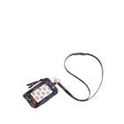 Vera Bradley Zip ID Pouch With Breakaway Lanyard - Starry Paisley In Premium Cotton - Lenny's Shoe & Apparel