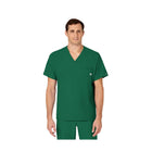 Wink Men's V Neck Scrub Top - Hunter - Lenny's Shoe & Apparel