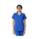 Wink Women's Classic V Neck Scrub Top - Royal - Lenny's Shoe & Apparel