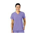 Wink Women's Flex n Reach V Neck Scrub Top - Iris Purple - Lenny's Shoe & Apparel