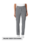 Wink Women's High Waist Slim Leg Scrub Pant - Grey Heather - Lenny's Shoe & Apparel
