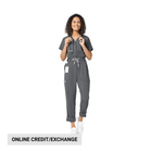 Wink Women's Zip Front Jumpsuit - Pewter - Lenny's Shoe & Apparel
