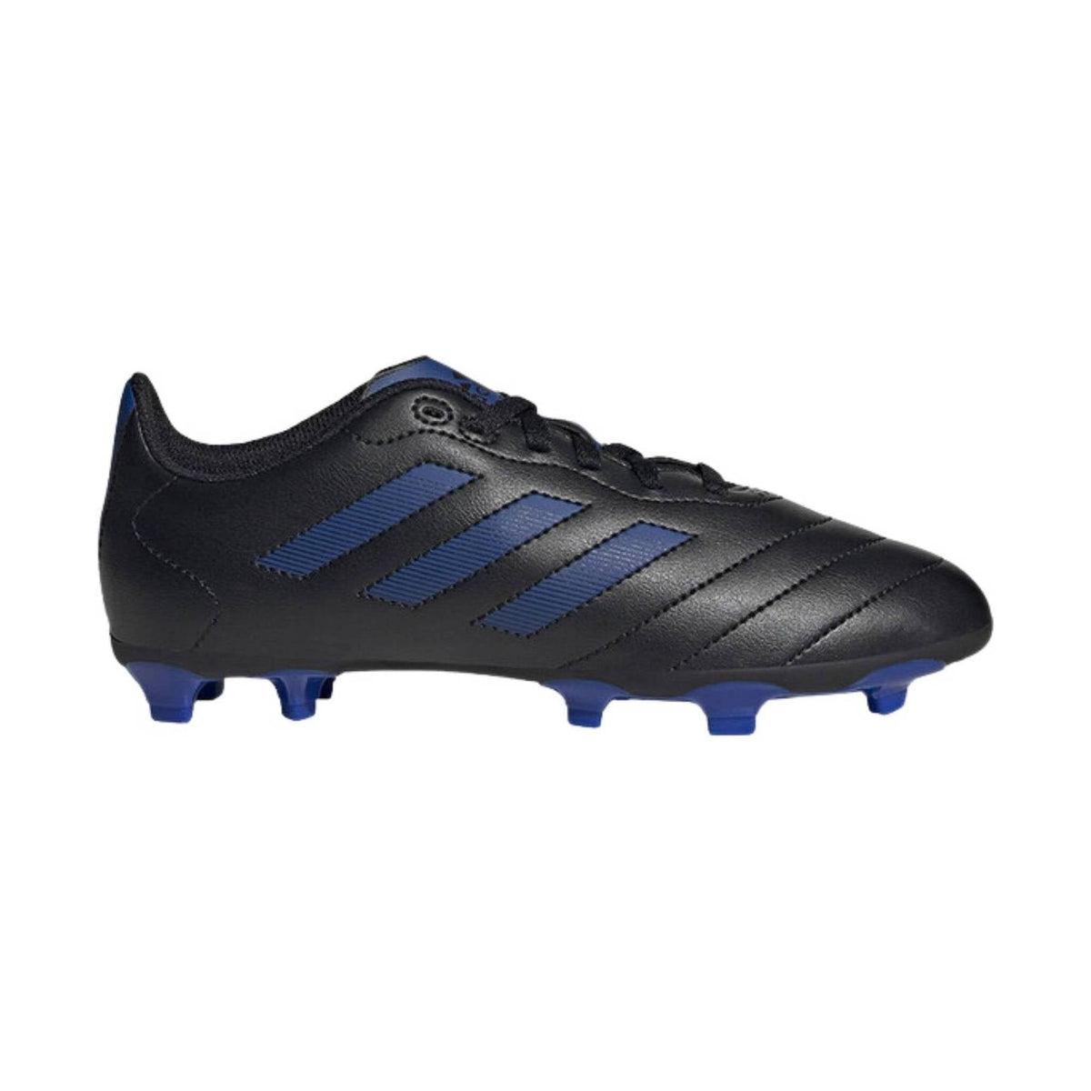 adidas Kids' Goletto VIII FG Soccer Cleats 4 / Black/Royal adidas Kids' Goletto VIII FG Soccer Cleats 4 / Black/Royal