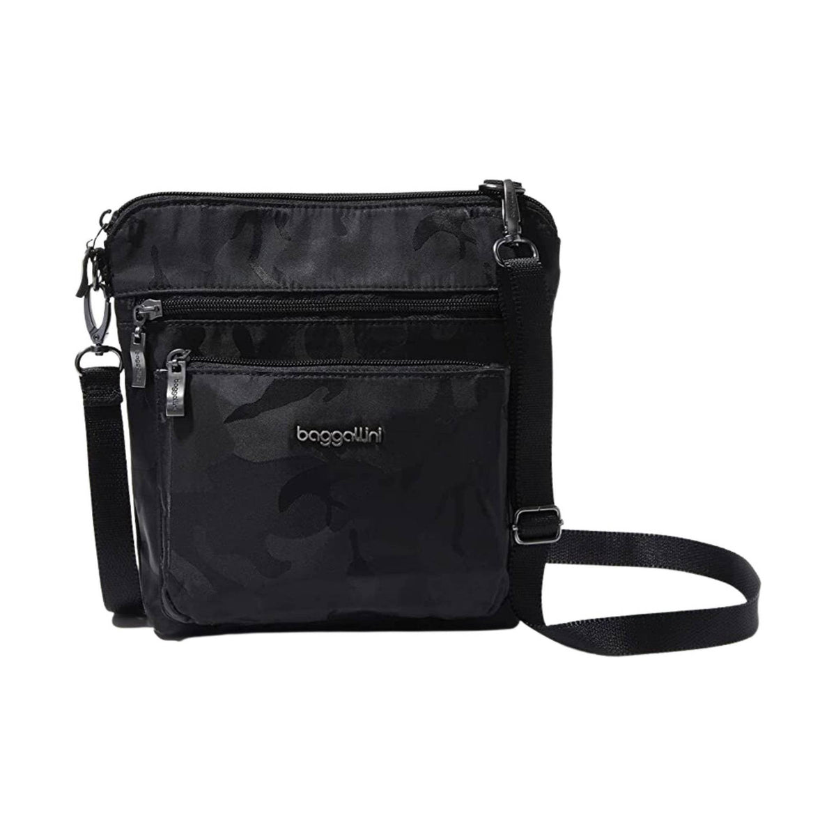 Baggallini Women s Modern Pocket CrossBody Black Camo Jaguard