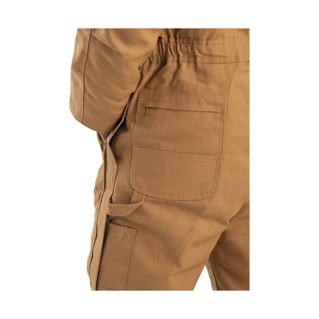 Berne Men's Heritage Duck Insulated Coverall - Brown - Lenny's Shoe & Apparel