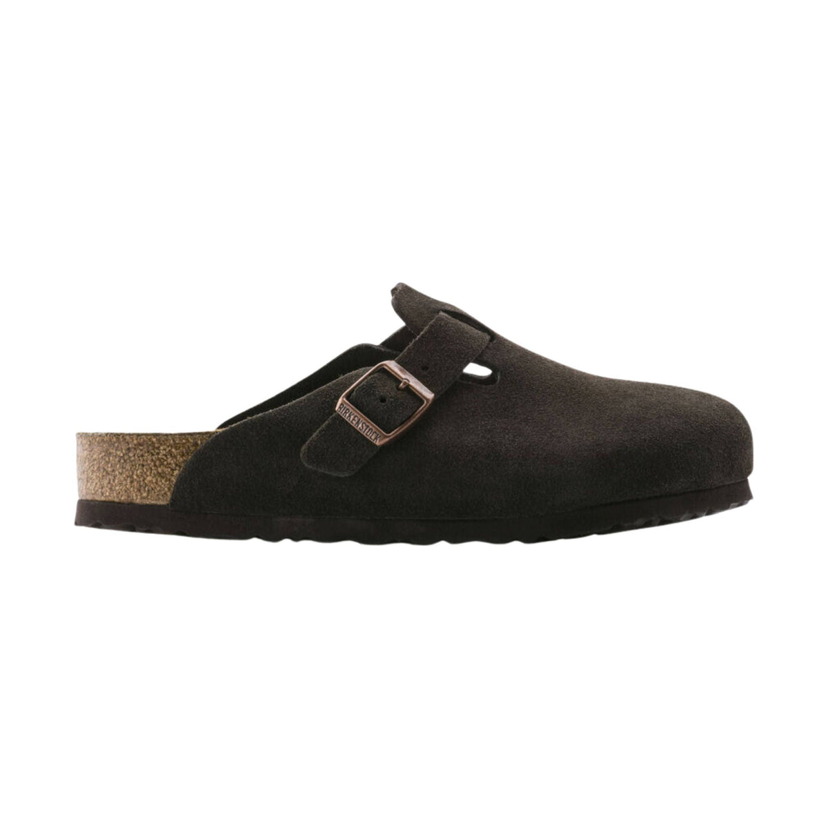 Birkenstock Boston Soft Footbed - Suede Mocha – Lenny's Shoe & Apparel
