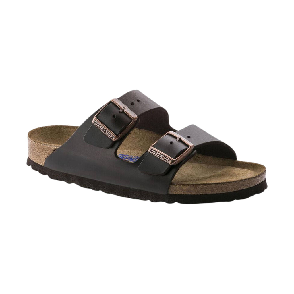 Brikenstock Arizona Soft Footbed Sandal - Leather Amalfi Brown - Lenny's Shoe & Apparel