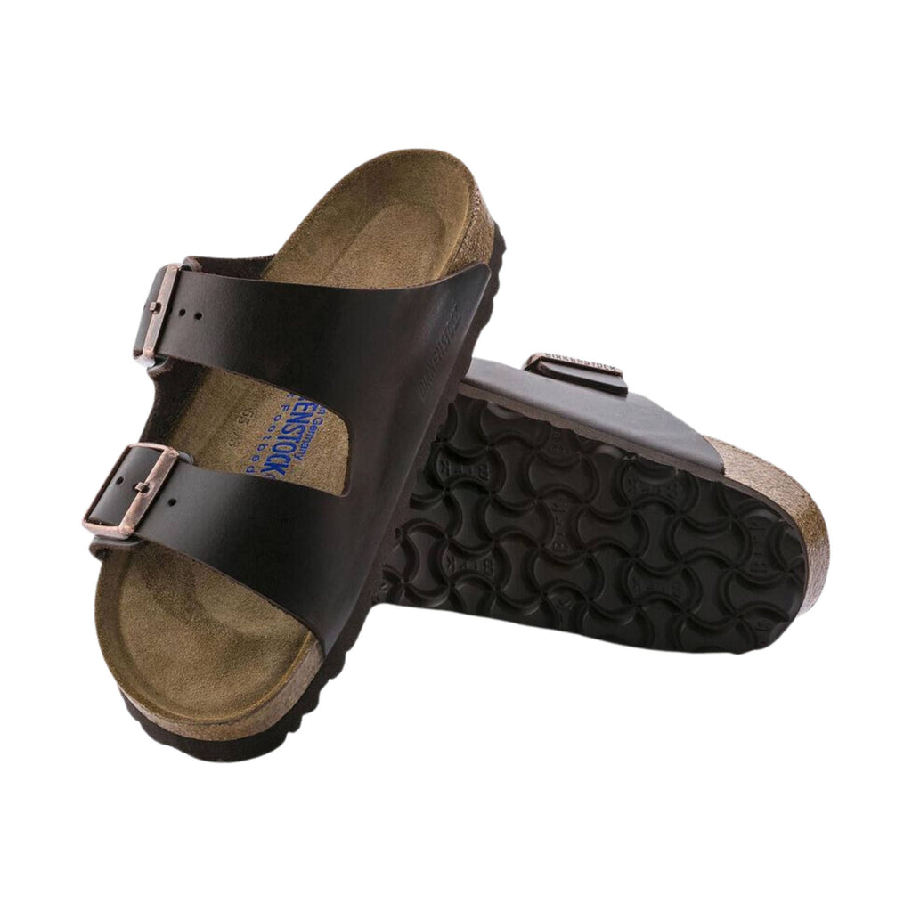 Brikenstock Arizona Soft Footbed Sandal - Leather Amalfi Brown - Lenny's Shoe & Apparel