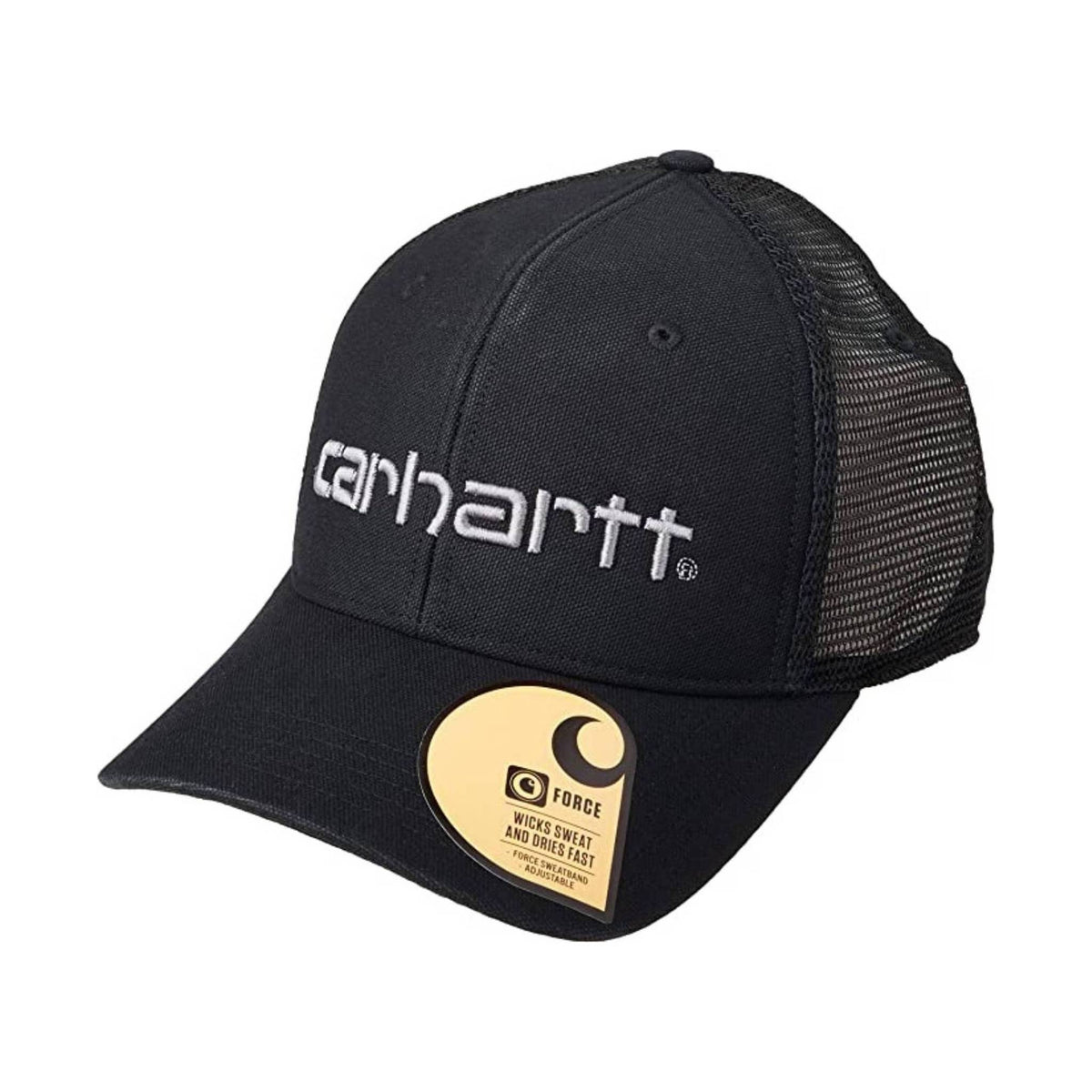carhartt-canvas-mesh-cap-black