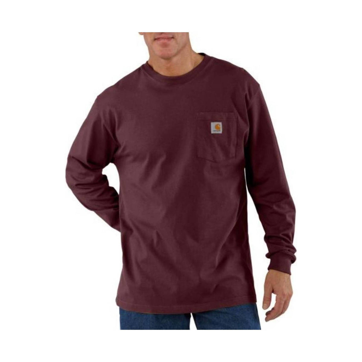 Tシャツ・カットソー US CARHARTT LOOSE FIT HEAVYWEIGHT POKET LONG SLEEVE T-SHIRT Loose Fit Heavyweight Long-Sleeve Pocket T-Shirt | Carhartt