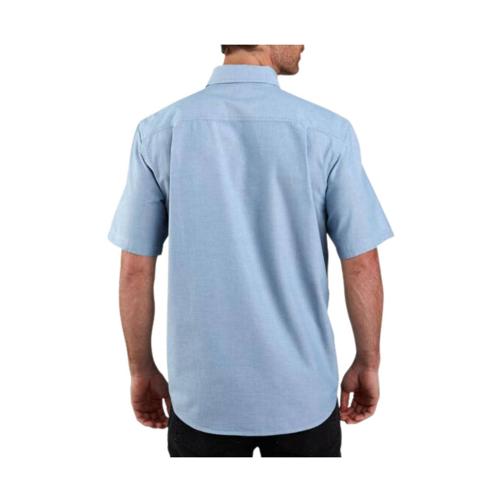 Carhartt Men's Midweight Short Sleeve Shirt - Blue Chambray - Lenny's Shoe & Apparel