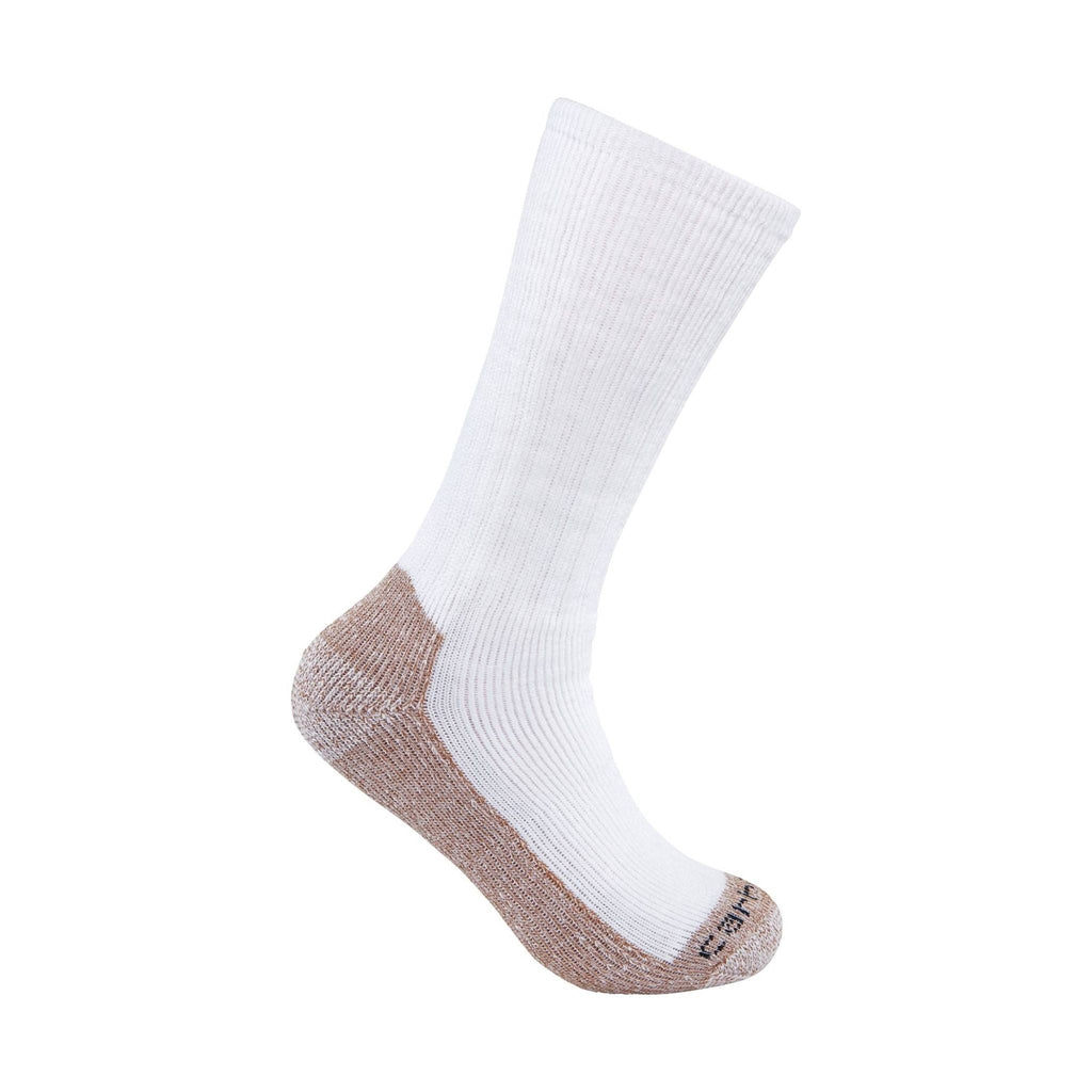 Carhartt Men's Steel Toe Boot 2 Pack Socks - White - Lenny's Shoe & Apparel