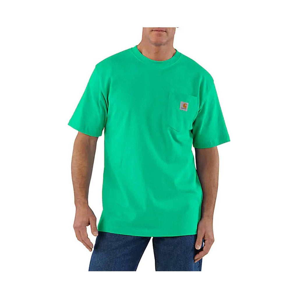 Carhartt Men's Workwear Pocket T-Shirt - Malachite - Lenny's Shoe & Apparel