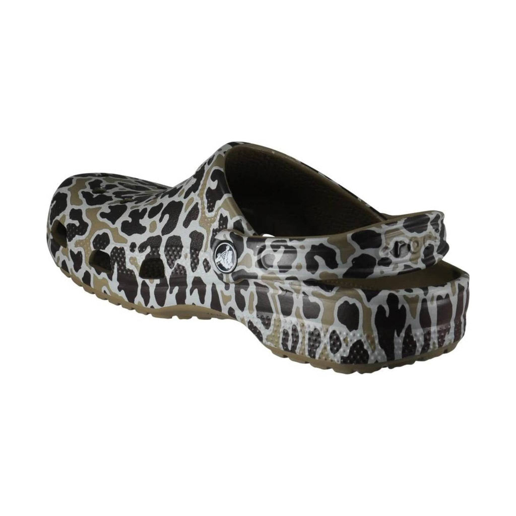 Crocs Classic Clog - Khaki/Leopard Animal Print - Lenny's Shoe & Apparel