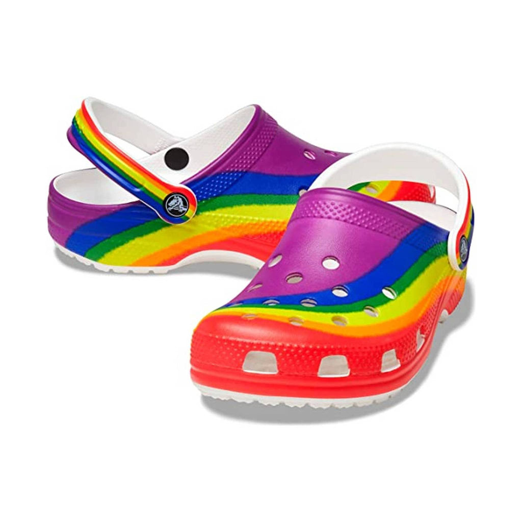 Crocs Classic Clogs - Rainbow Dye - Lenny's Shoe & Apparel