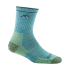 Darn Tough Vermont Women's Hiker Micro Crew Cushion - Aqua Heather - Lenny's Shoe & Apparel