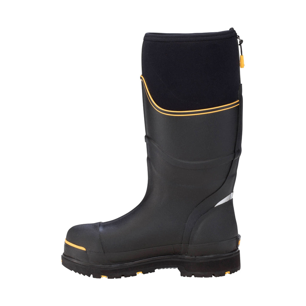 Dryshod Men's Steel Toe Max Work Boot - Black/Yellow - Lenny's Shoe & Apparel