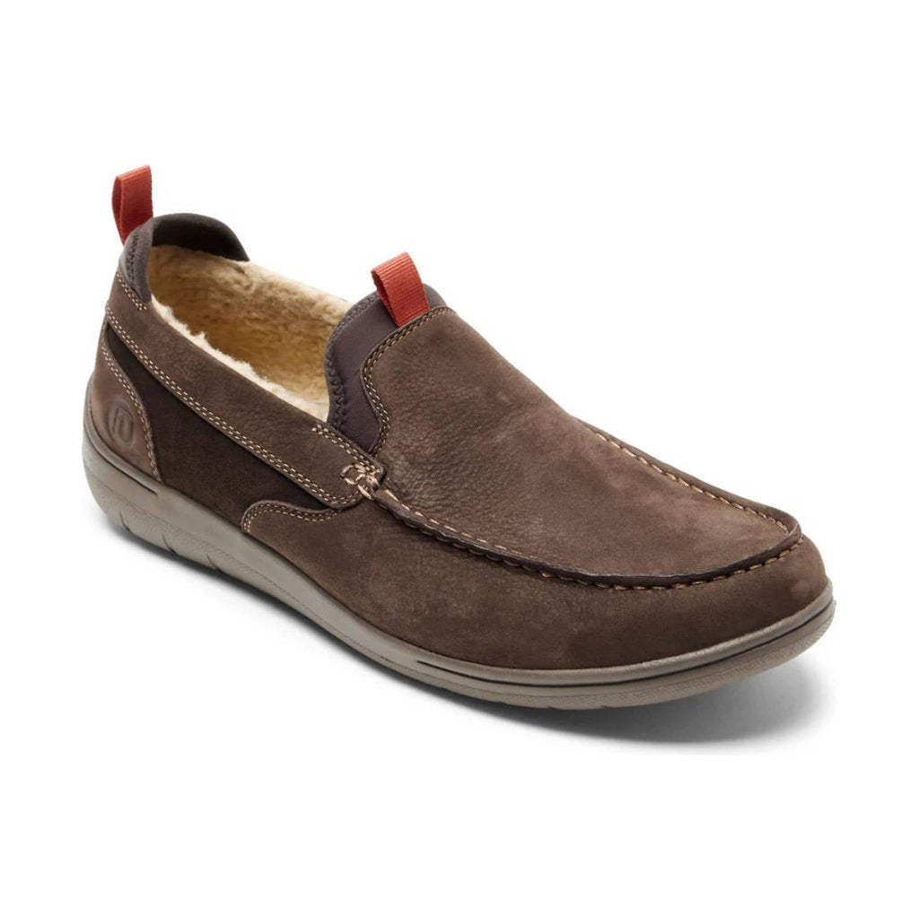 Dunham Men's Fitsmart Slipper - Dark Brown - Lenny's Shoe & Apparel