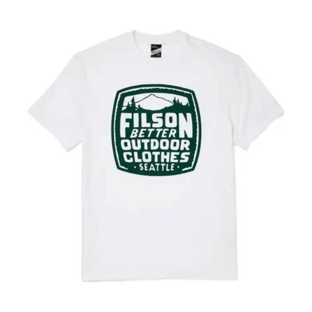 Filson Men's Buckshot T-Shirt - Bright White - Lenny's Shoe & Apparel