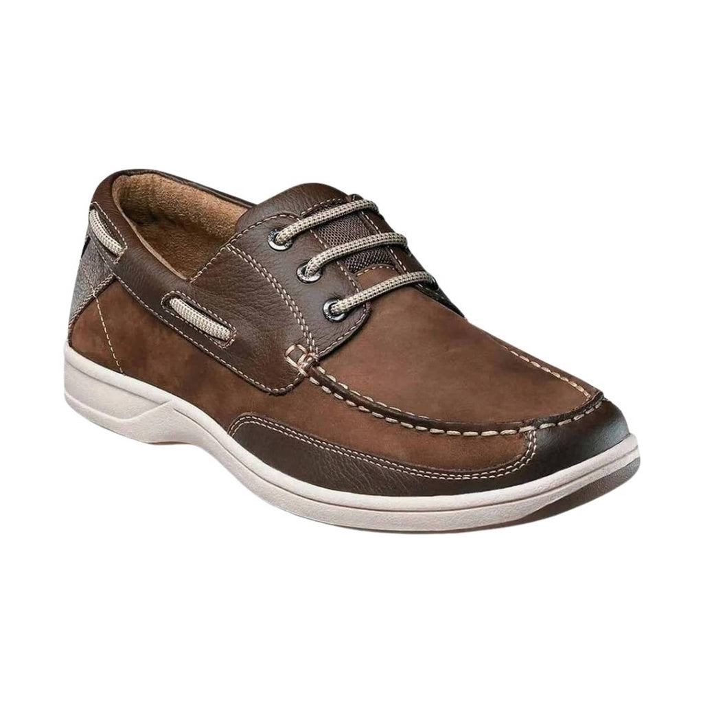 Florsheim Men's Lakeside Moc Toe Oxford - Brown - Lenny's Shoe & Apparel