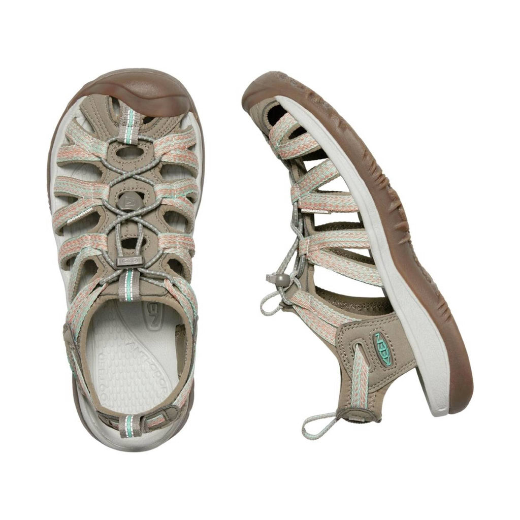 KEEN Women's Whisper Sandal - Taupe/Coral - Lenny's Shoe & Apparel