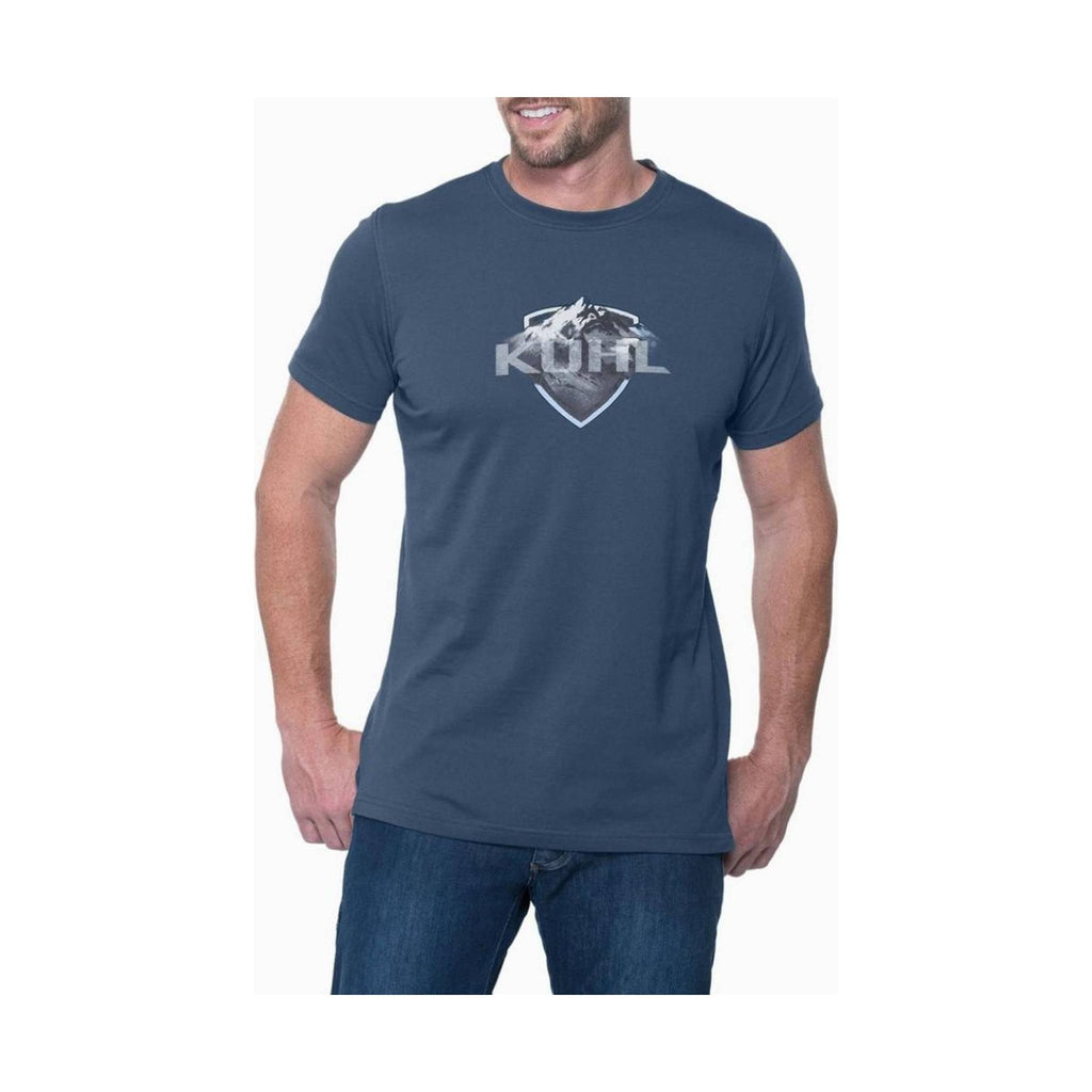 KUHL Men's Born in the Mountains T-Shirt - Pirate Blue - Lenny's Shoe & Apparel
