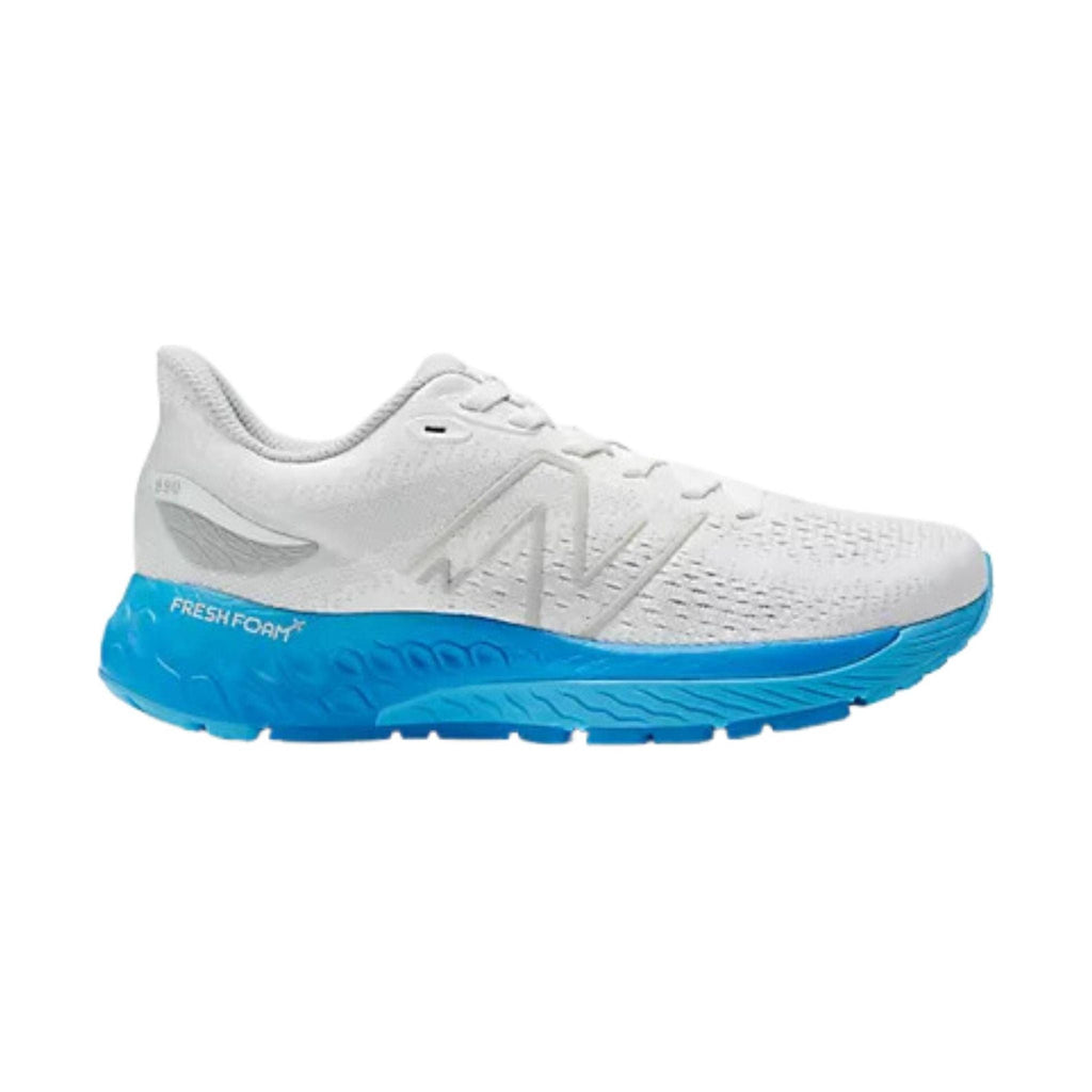 New Balance Women's Fresh Foam X 880 v12 Running Shoes - White/Blue - Lenny's Shoe & Apparel