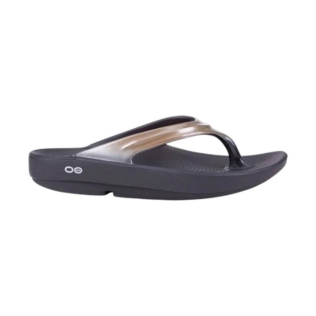 OOfos Women's OOlala Luxe Sandal - Latte - Lenny's Shoe & Apparel