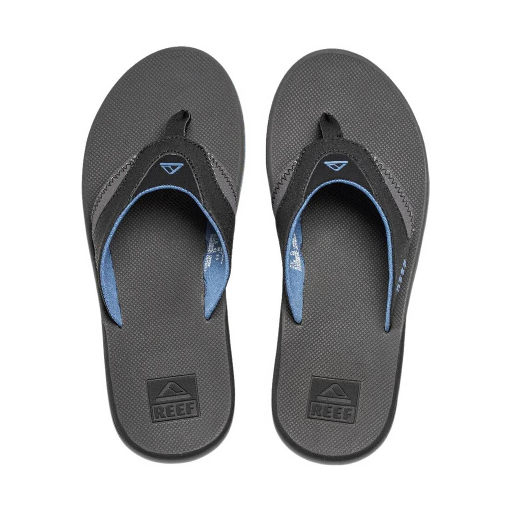 Reef Men's Fanning Flip Flop - Grey/Light Blue - Lenny's Shoe & Apparel