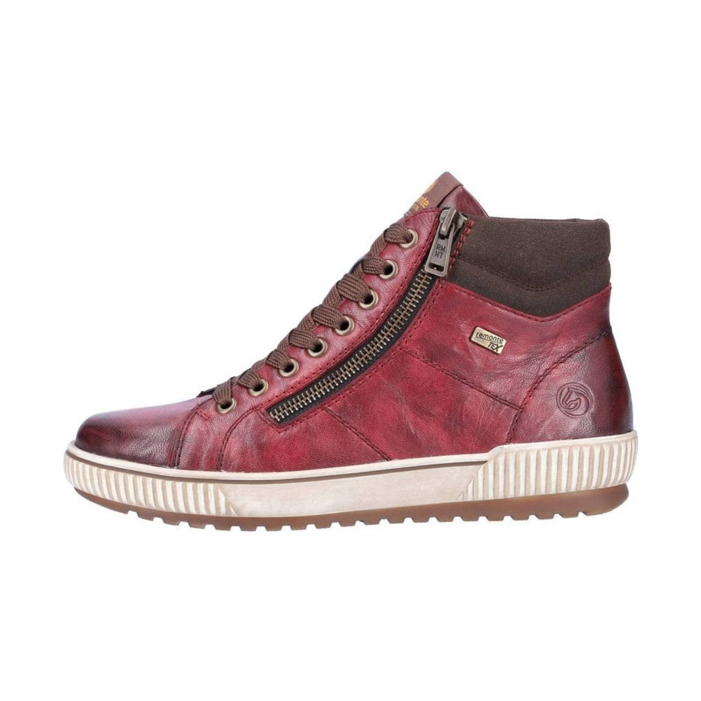 Remonte Women's Zipper Boots - Chianti/Moro/Burgundy - Lenny's Shoe & Apparel