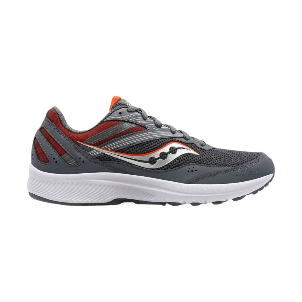 Saucony Men's Cohesion 15 Running Shoes - Shadow/Poppy - Lenny's Shoe & Apparel