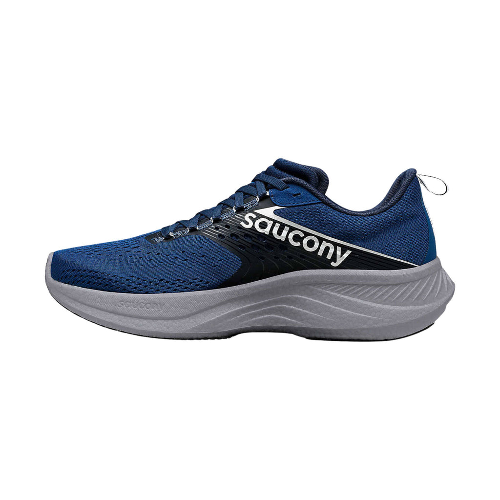 Saucony Men's Ride 17 Running Shoes - Tide/Silver - Lenny's Shoe & Apparel