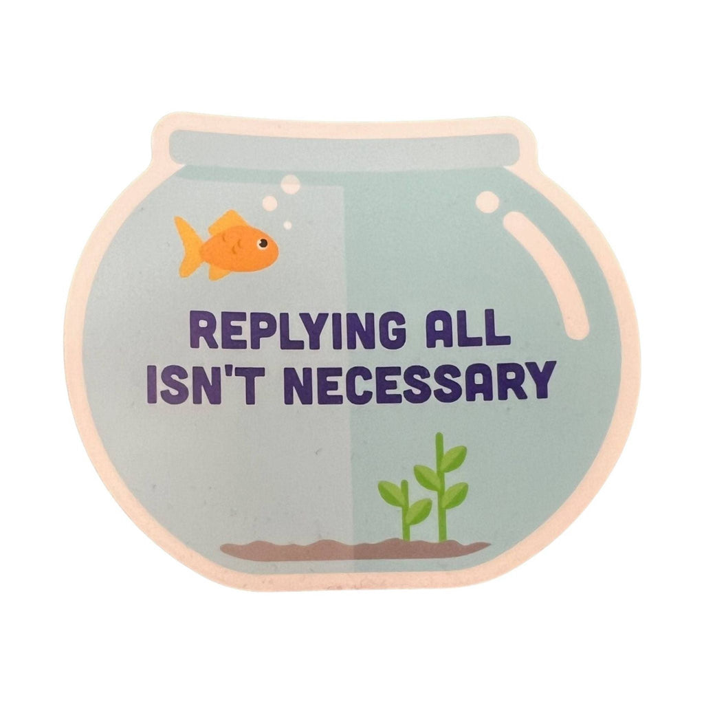 Sticker Northwest Reply All Not Necessary - Lenny's Shoe & Apparel