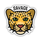 Sticker Northwest Savage Leopard Face - Lenny's Shoe & Apparel