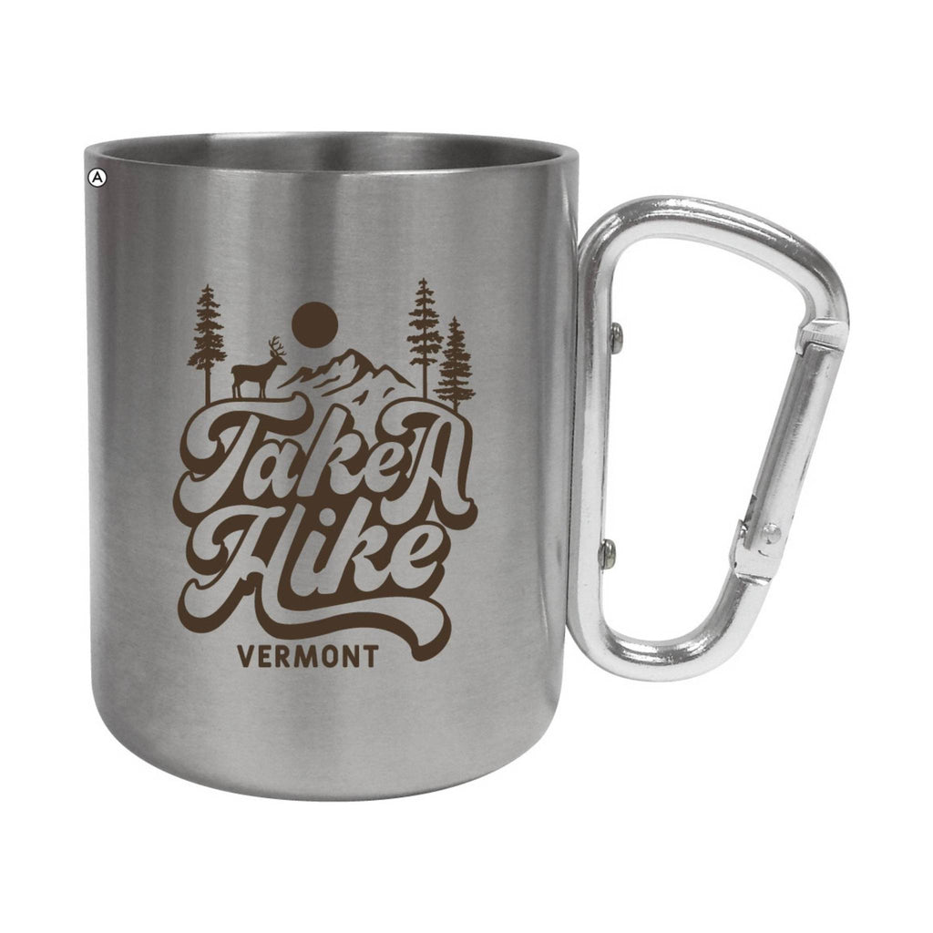 Take A Hike Vermont Exclusive Carabiner Mug - Stainless Steel - Lenny's Shoe & Apparel
