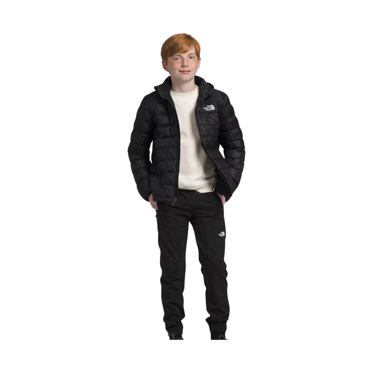 The North Face Kids ThermoBall Hooded Jacket Black Lenny s Shoe Apparel