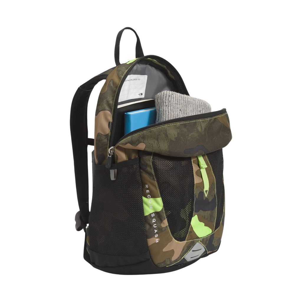 The North Face Mini Recon Squash Backpack - Sharp Green TNF Camo Print/Sharp Green - Lenny's Shoe & Apparel