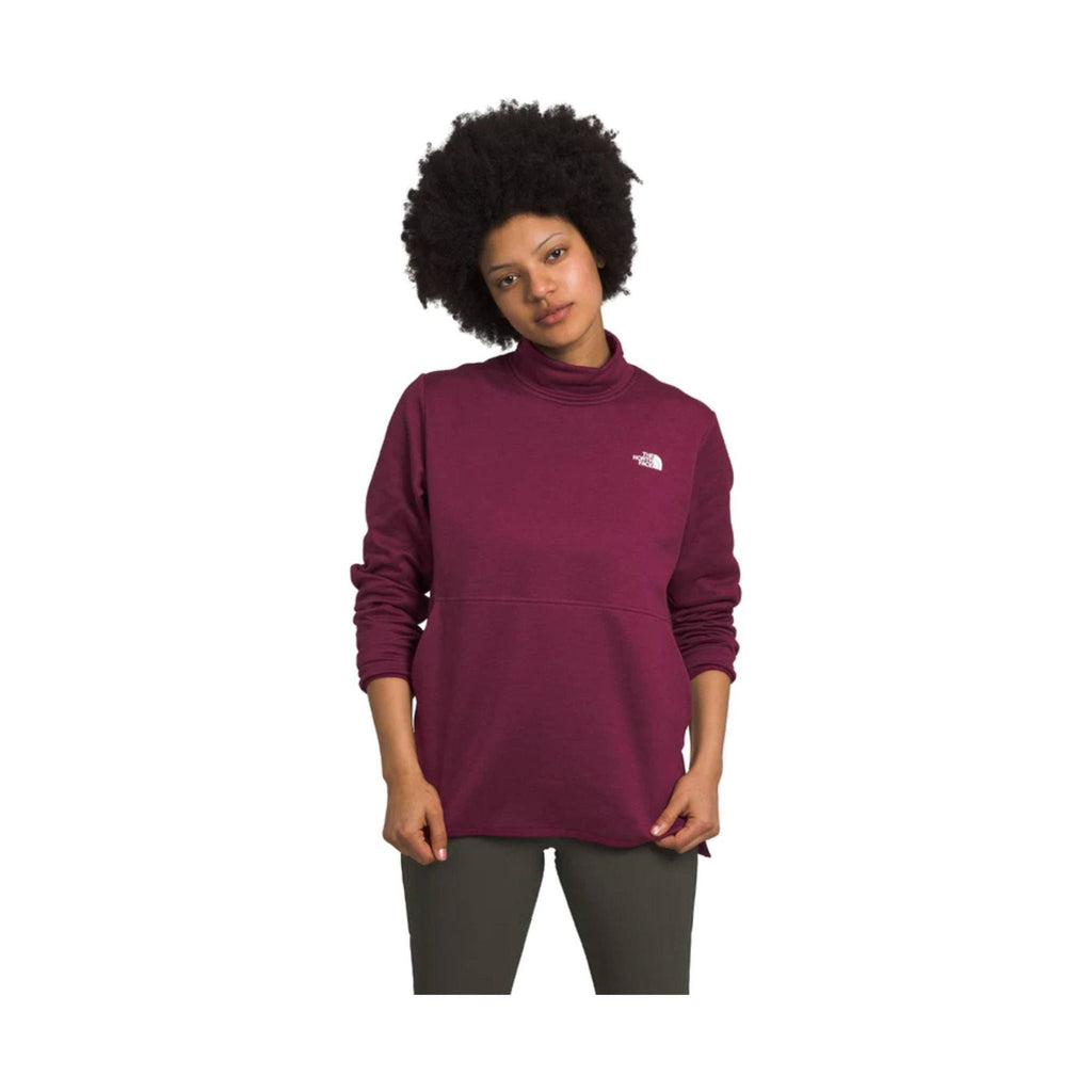 The North Face Women's Canyonlands Pullover Tunic - Boysenberry Heather - Lenny's Shoe & Apparel