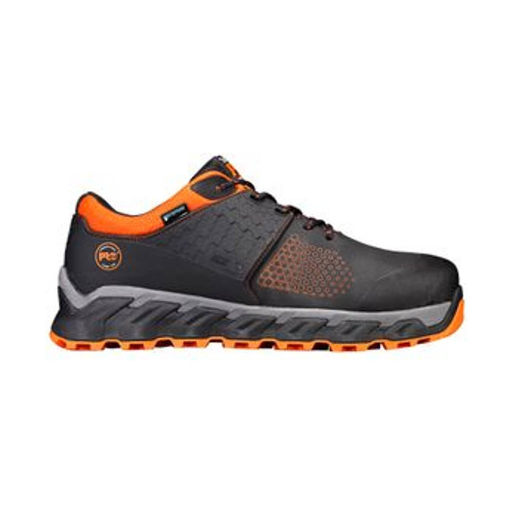 Timberland Pro Men's Waterproof Ridgework Low Composite Toe Work Shoe - Black/Orange - Lenny's Shoe & Apparel