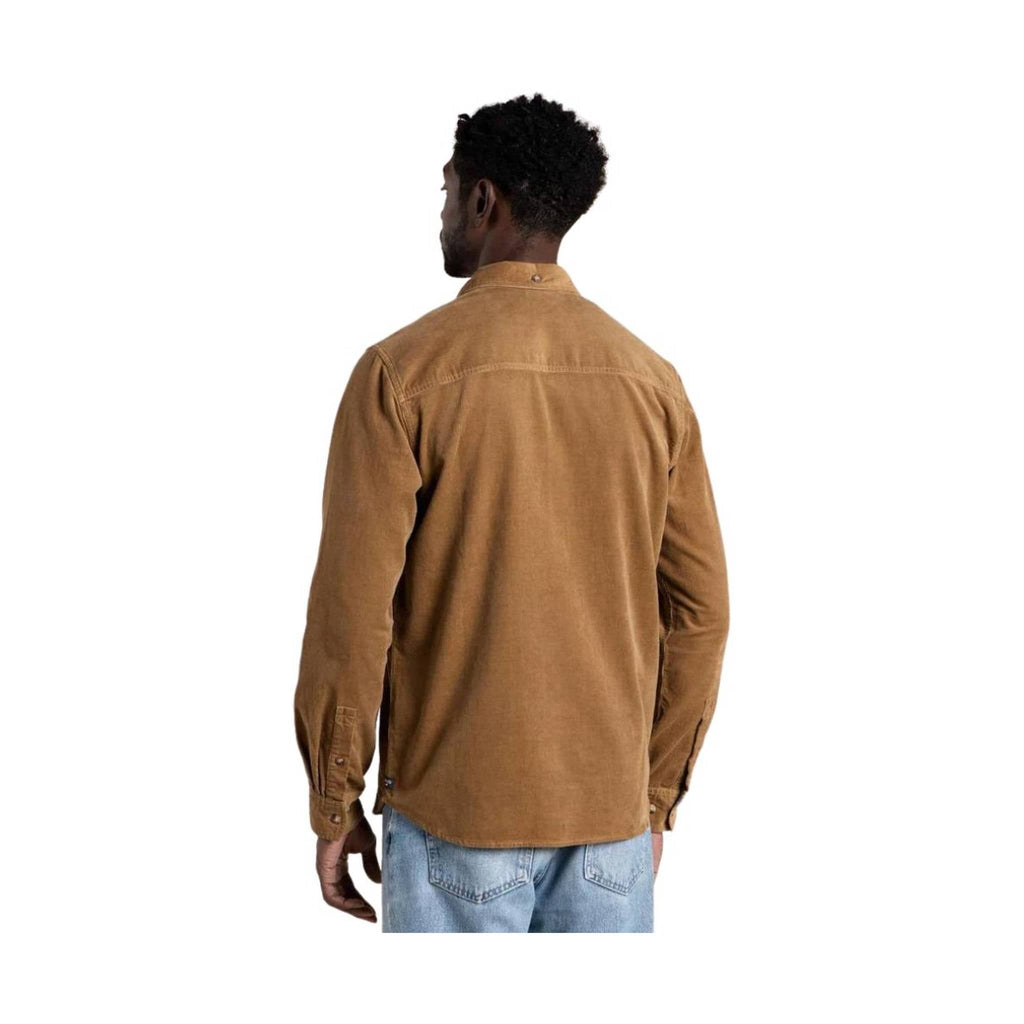 Toad & Co Men's Scouter Cord Long Sleeve Shirt - Honey Brown - Lenny's Shoe & Apparel