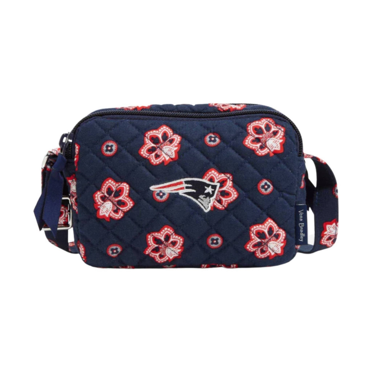 Vera Bradley x NFL Small Stadium RFID Crossbody Bag - Dark Red/Yellow San Francisco 49ers