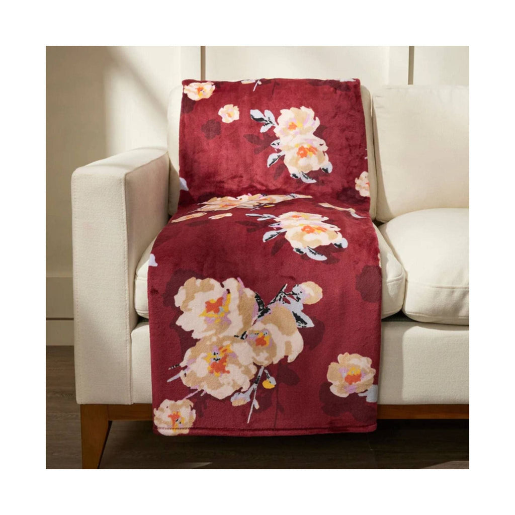 Vera Bradley Plush Throw Blanket - Blooms and Branches - Lenny's Shoe & Apparel