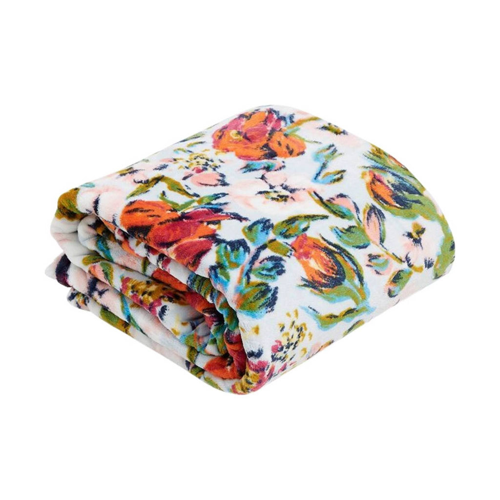 Vera Bradley Plush Throw Blanket - Sea Air Floral - Lenny's Shoe & Apparel