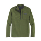 Vineyard Vines Men's Mountain Sweater Fleece Quarter Zip - Cypress - Lenny's Shoe & Apparel