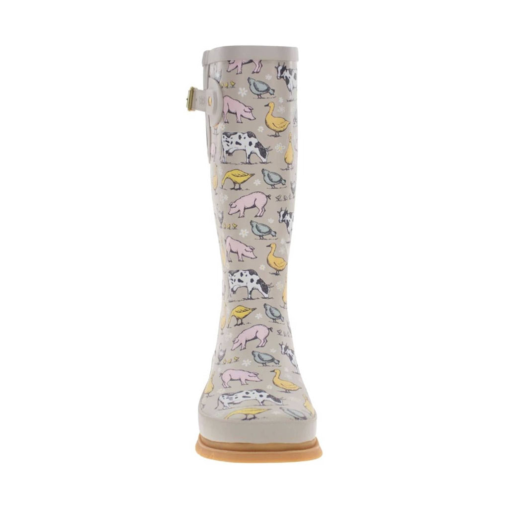 Western Chief Women's Farmhouse Tall Rain Boot - Taupe - Lenny's Shoe & Apparel
