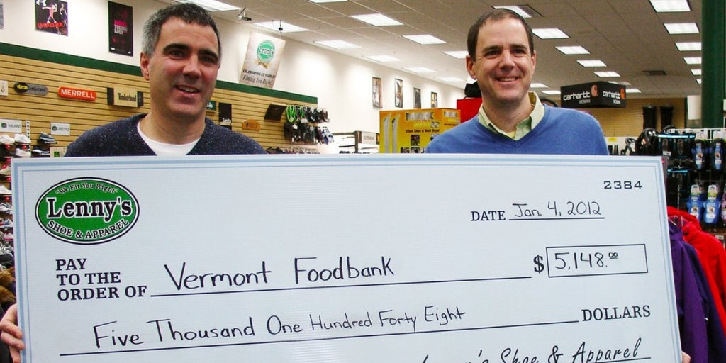 Lenny's Raises Over $5,000 for Vermont Foodbank with 2nd Annual Charity Sale